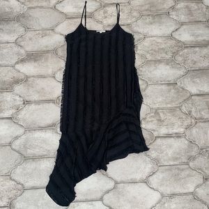 Anthropologie asymmetrical dress